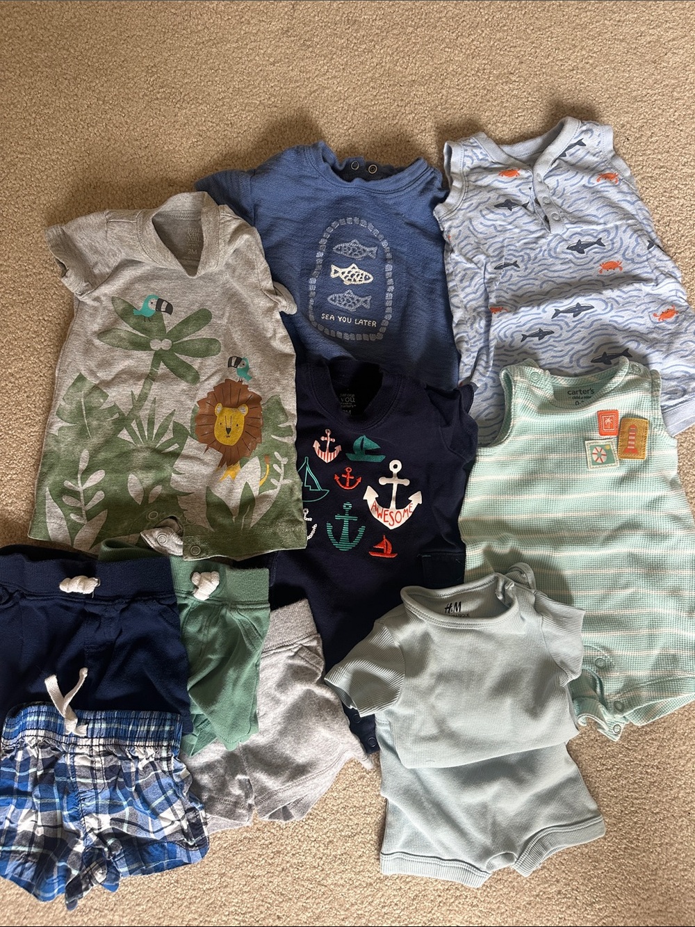 Baby Boys warm weather clothes